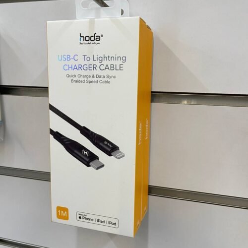 【全新MFI原廠認證快充線】hoda c to lighting一米快充線/雙重編織線/支援閃充