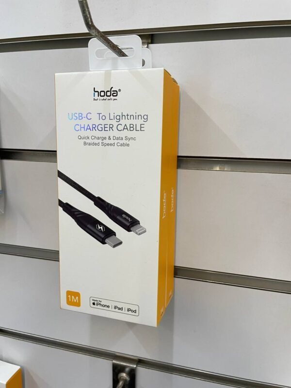 【全新MFI原廠認證快充線】hoda c to lighting一米快充線/雙重編織線/支援閃充