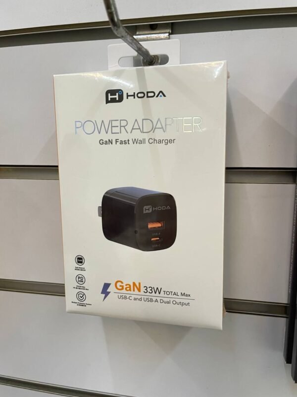 Hoda 33w 雙孔快充頭/usb type-c