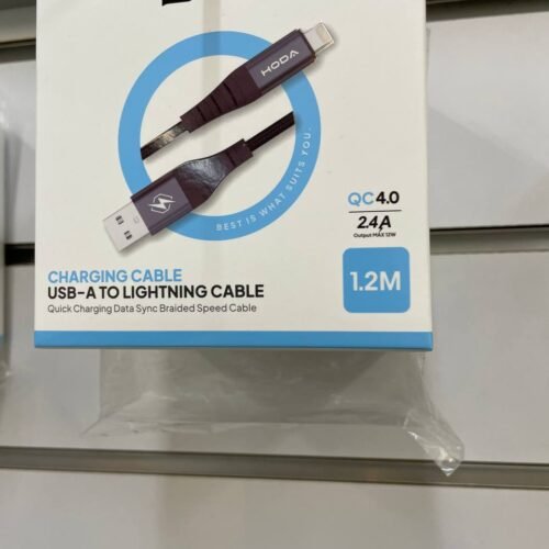 HODA 3A USB 2.0【USB-A to C】120cm 快速充電編織線材