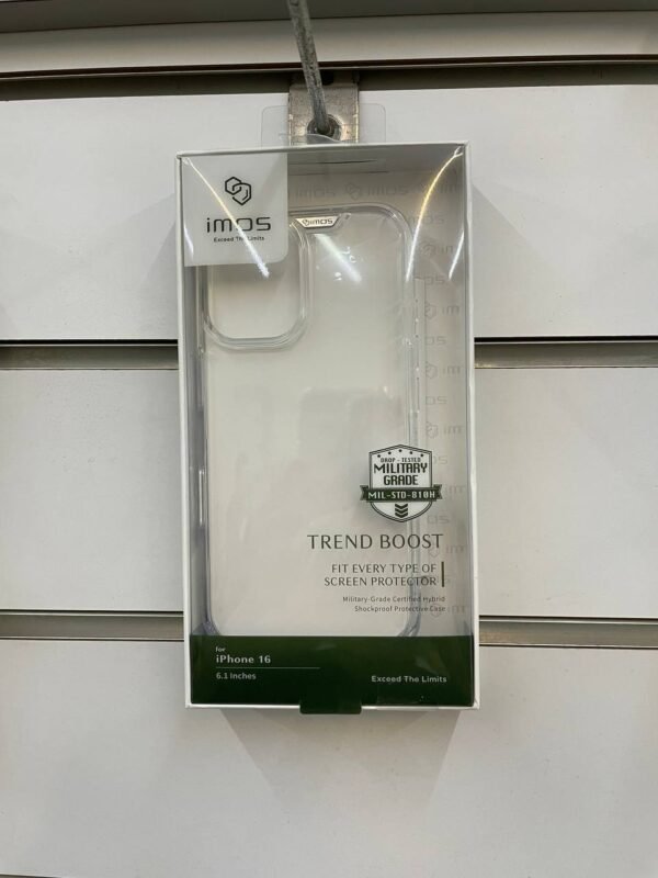 iMos iPhone保護殼 iphone16 透明手機殼