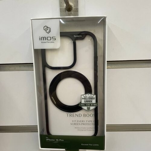 【imos】磁吸立架防摔手機殼 適用iPhone16 pro 支援磁吸充電 軍規防摔保護